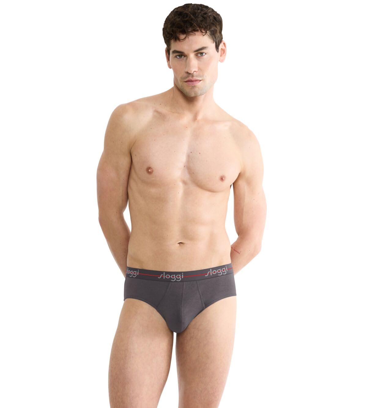 Sloggi Women's Men Start Midi C2P Box Briefs, Black Combination, 6 (Pack of 2), Black Combination, 6