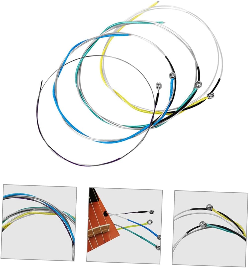 Toyvian 4pcs Violin Strings Set Strings for Violin Replacement Easy to Change and Tune