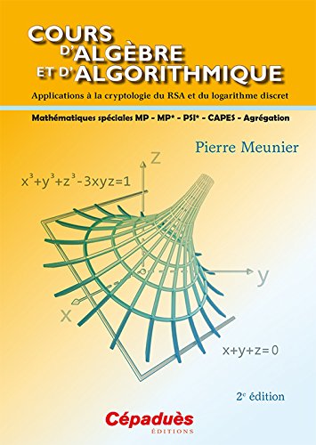 voir fiche du jeu Cours d'algèbre et d'algorithmique