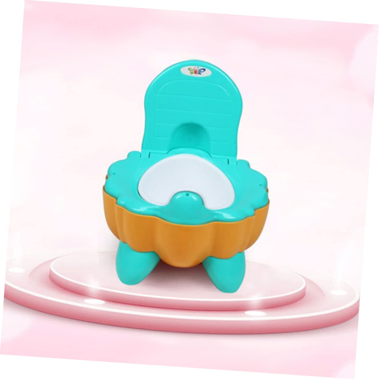 Vaguelly Asiento De Entrenamiento Para Bebés Forma De Calabaza Reversible Fácil De Limpiar Para Baños Habitaciones Infantiles y Salones