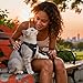 rabbitgoo Cat Harness and Leash for Walking, Escape Proof Soft Adjustable Vest Harnesses for Cats, Easy Control Breathable Reflective Strips Jacket, Black, XS