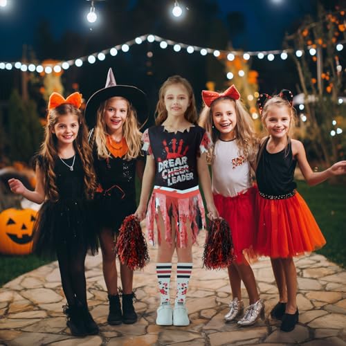 Disfraz de porrista zombie para niña miniatura 7
