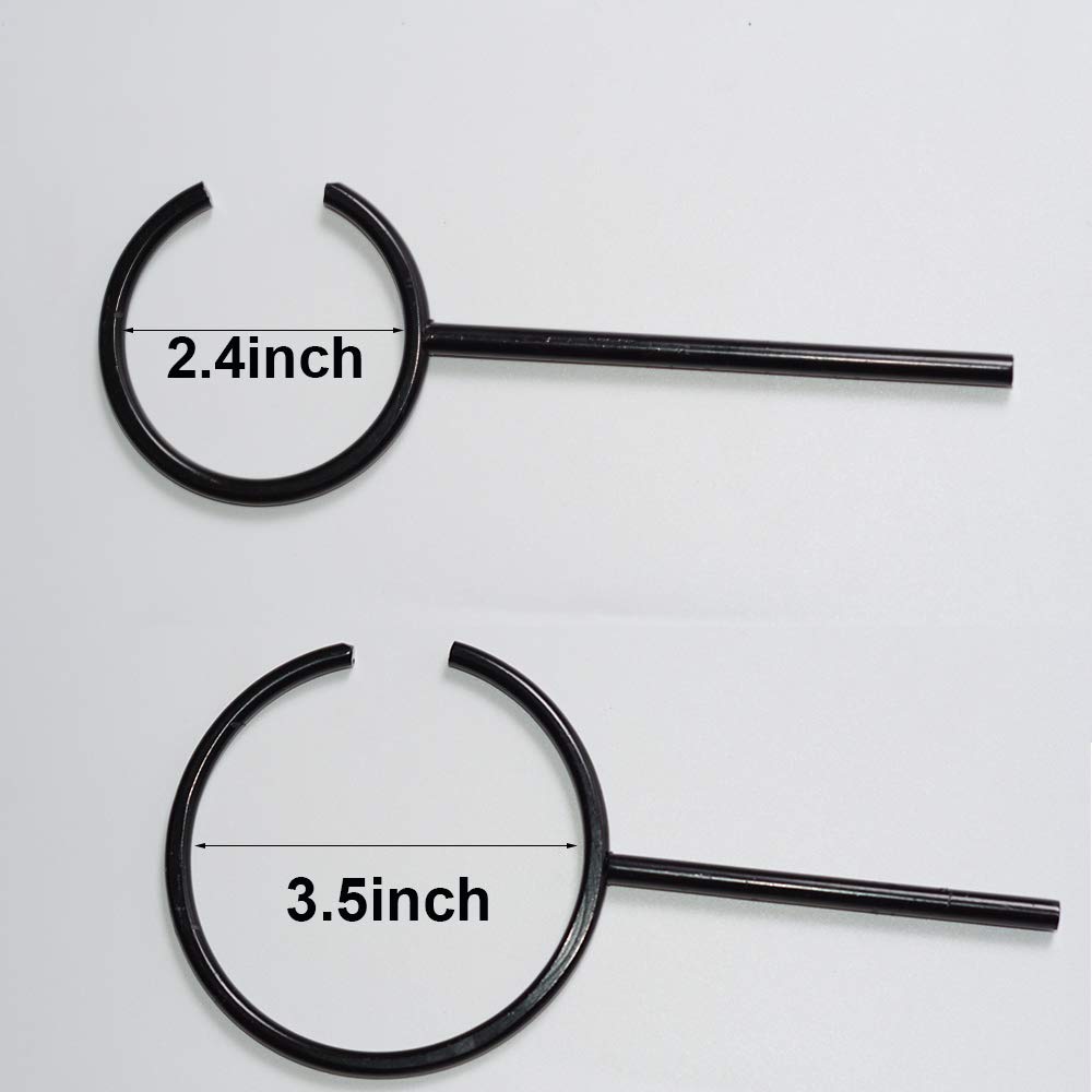 Schwerer Laborständer, 61 cm, Metallware, Ringständer, Industriequalität, Retort-Ständer, Chemielabor, Forschungs-Starter-Set (Eisenguss), 61 cm