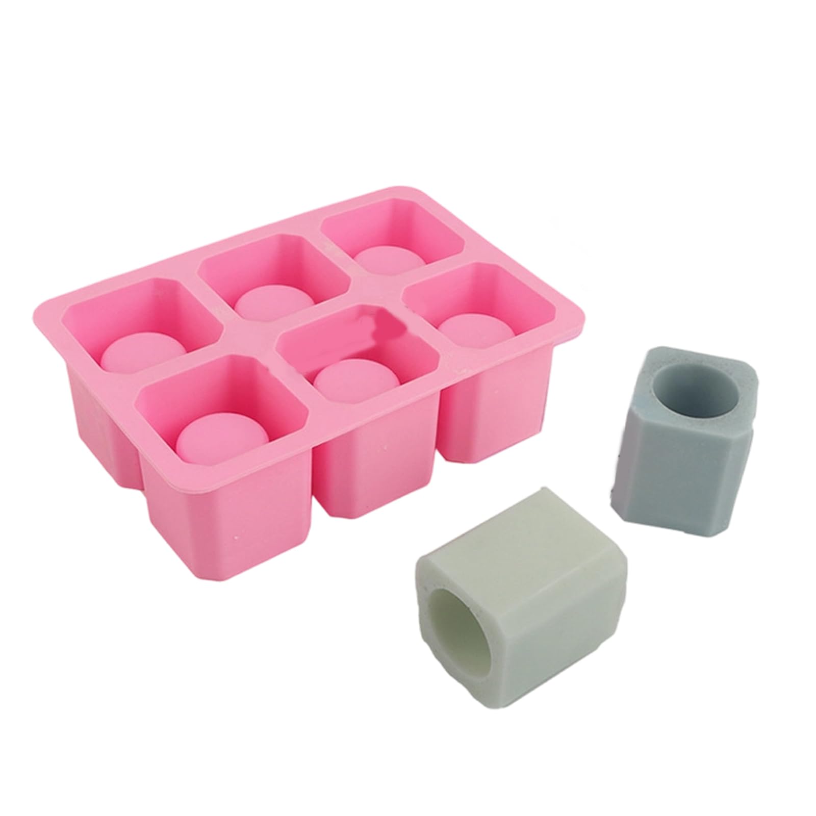 NMFLAB Efficient Silicone Ice Block Tray with 6 Hollow Cups Summers Drink Accessories Ideal for Chilling Beverages and Parties Best Silicone Ice Trays