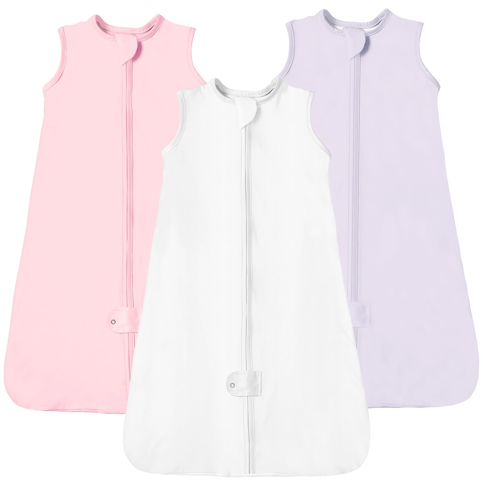 TotAha Baby Sleep Sacks 3-Pack, 0.5 TOG Wearable Blanket, 3-6-15-24 Months
