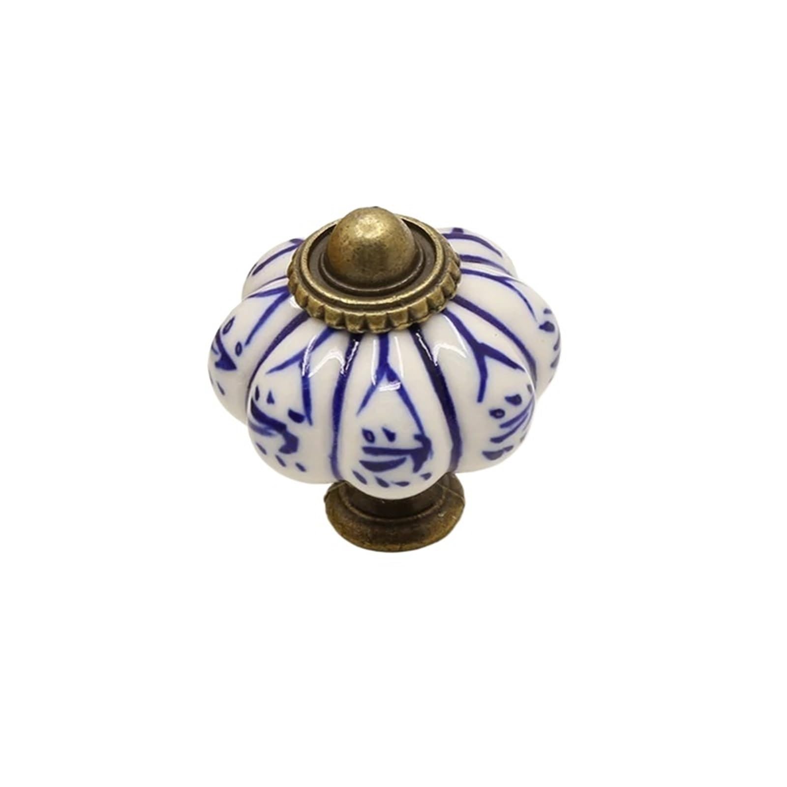 Kifsdlf Color13 Ceramic Farmhouse Pumpkin Cabinet Knob Drawer Furniture Handles Dresser Single Hole Door Pulls For Cupboard Wardrobes Furniture(Color13)