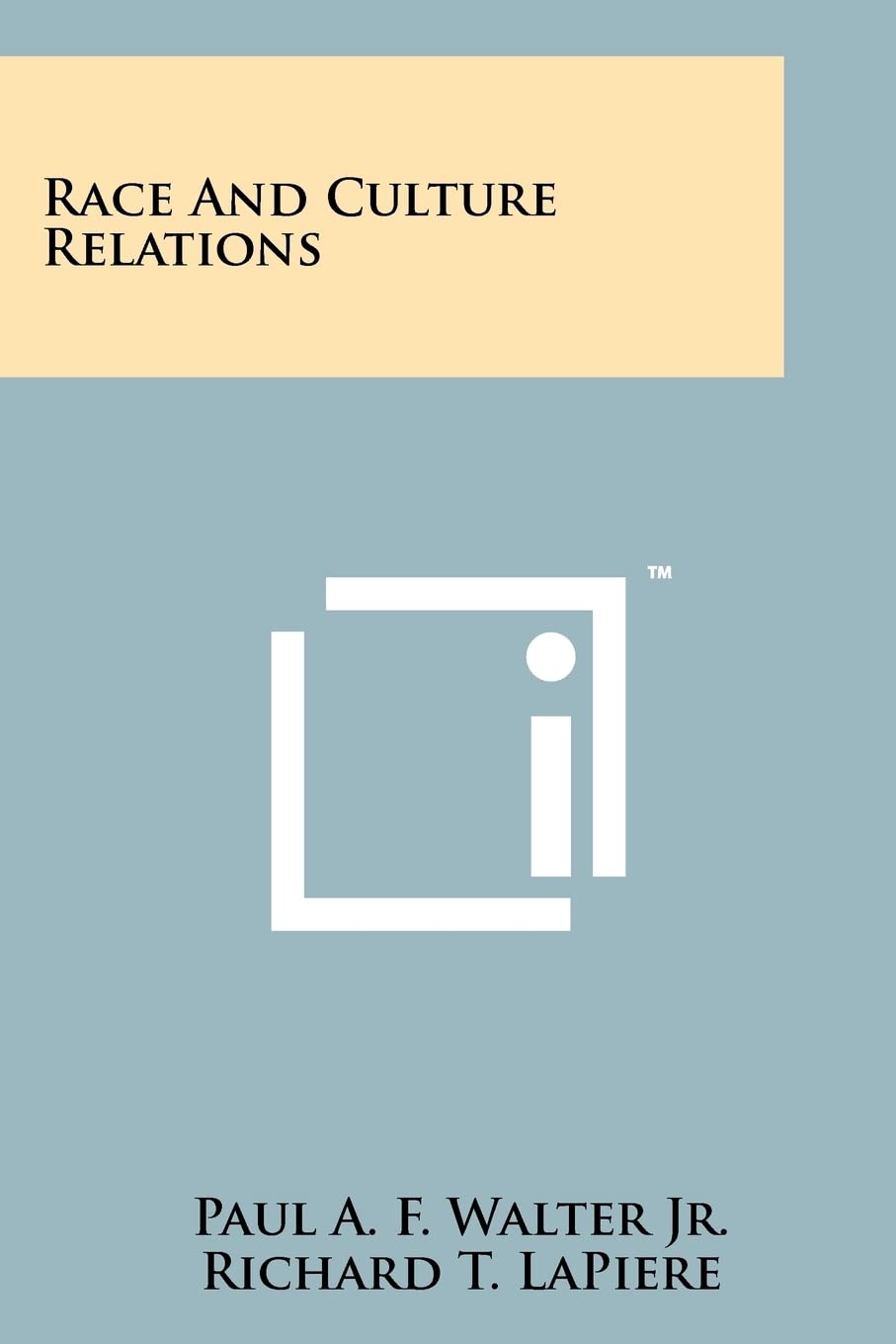 Race And Culture Relations