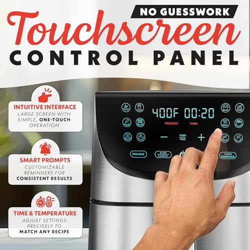 Gourmia Digital Air Fryer Oven Features