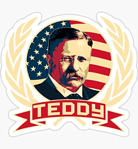Décal Mural Vinyle Citation Theodore Roosevelt - Art Déco, Motif M01B, Marque RexburgVinyl