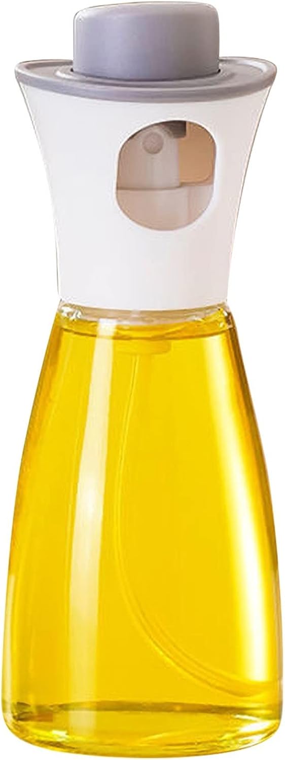 MengK Soda Glass Oil Sprayer Refillable 180ml Leakproof