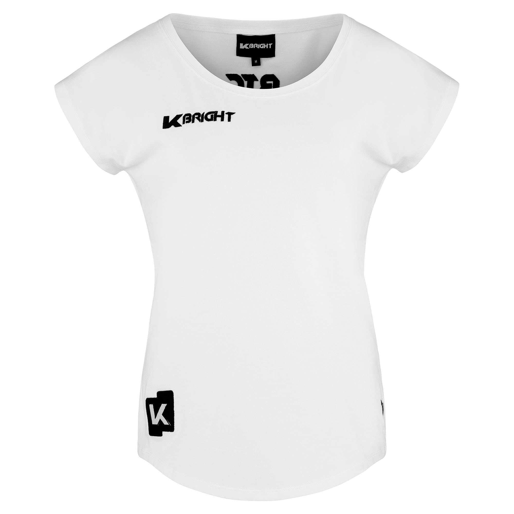 K-BRIGHT Camiseta de Mujer | Algodón orgánico de Primera Calidad - Fabricada en Europa - Vegana| Sostenible. Fair. Deportivo.