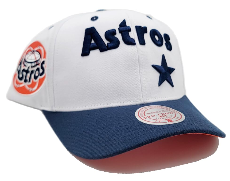 Gorra Snapback Mitchell & Ness Houston Astros Blanca miniatura 4