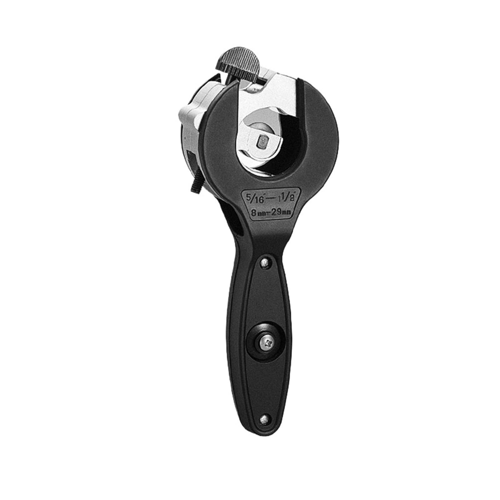 Cortador de Tubos con trinquete de 8-29 mm, Universal, for Acero Inoxidable, Cobre y Aluminio, Tijeras de trinquete, Herramientas manuales for Cortar mangueras.(L)