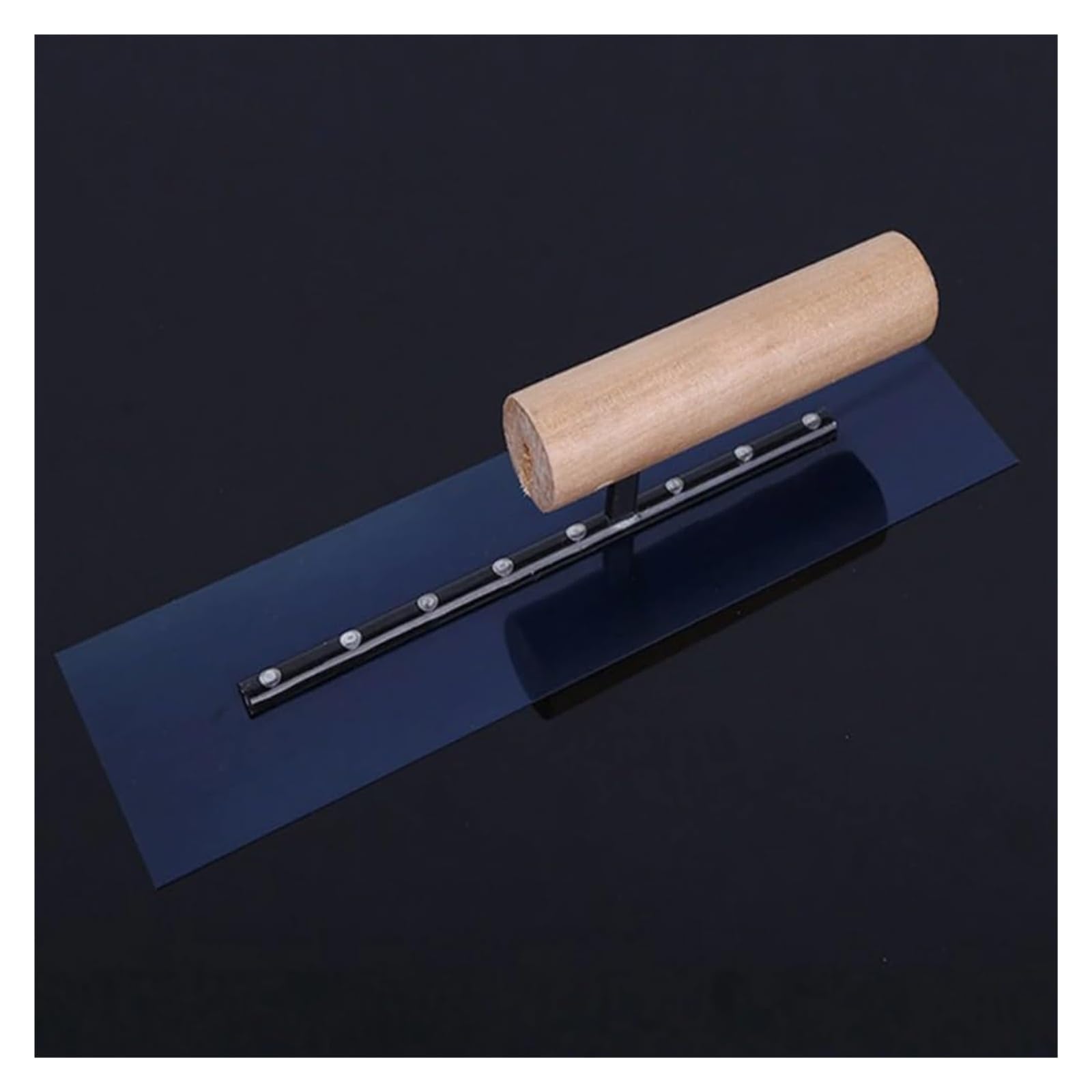 Spatola per cemento, Finitura in acciaio al carbonio for muratura, manico in legno leggero, utensile manuale for intonacatura for cartongesso | 30cm