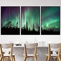 3 Piece Framed Canvas Wall Art Dayspring Canvas Prints Home Artwork Decoration for Living Room,Bedroom - 16