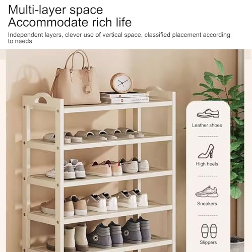 Étagère à chaussures verticale peu encombrant meuble rangement mince