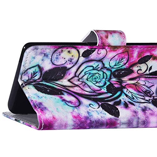 URFEDA Compatibel met Huawei P9 Lite Cover Lederen Kleurrijke Flip Portemonnee Cover Cartoon Case Shockproof Case Folio… - Afbeelding 5