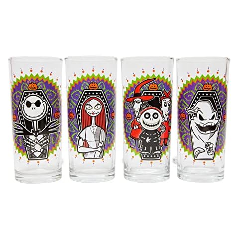 Juego de vasos de The Nightmare Before Christmas Day of the Dead Cover