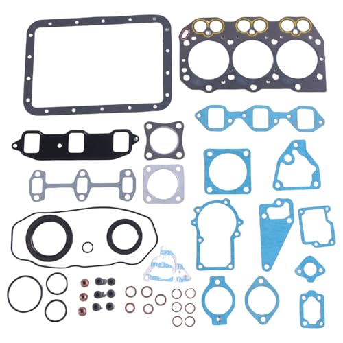 Image of 3TNA72 3TNA72L 3TNA72E 3TNA72UJ Overhaul Gasket Set for Yanmar FF165 FF155 F145 B12 B12R Kobelco SK15SR TB15 Excavator 425 430 455 755 670 770 856 F925 F935 Tractor