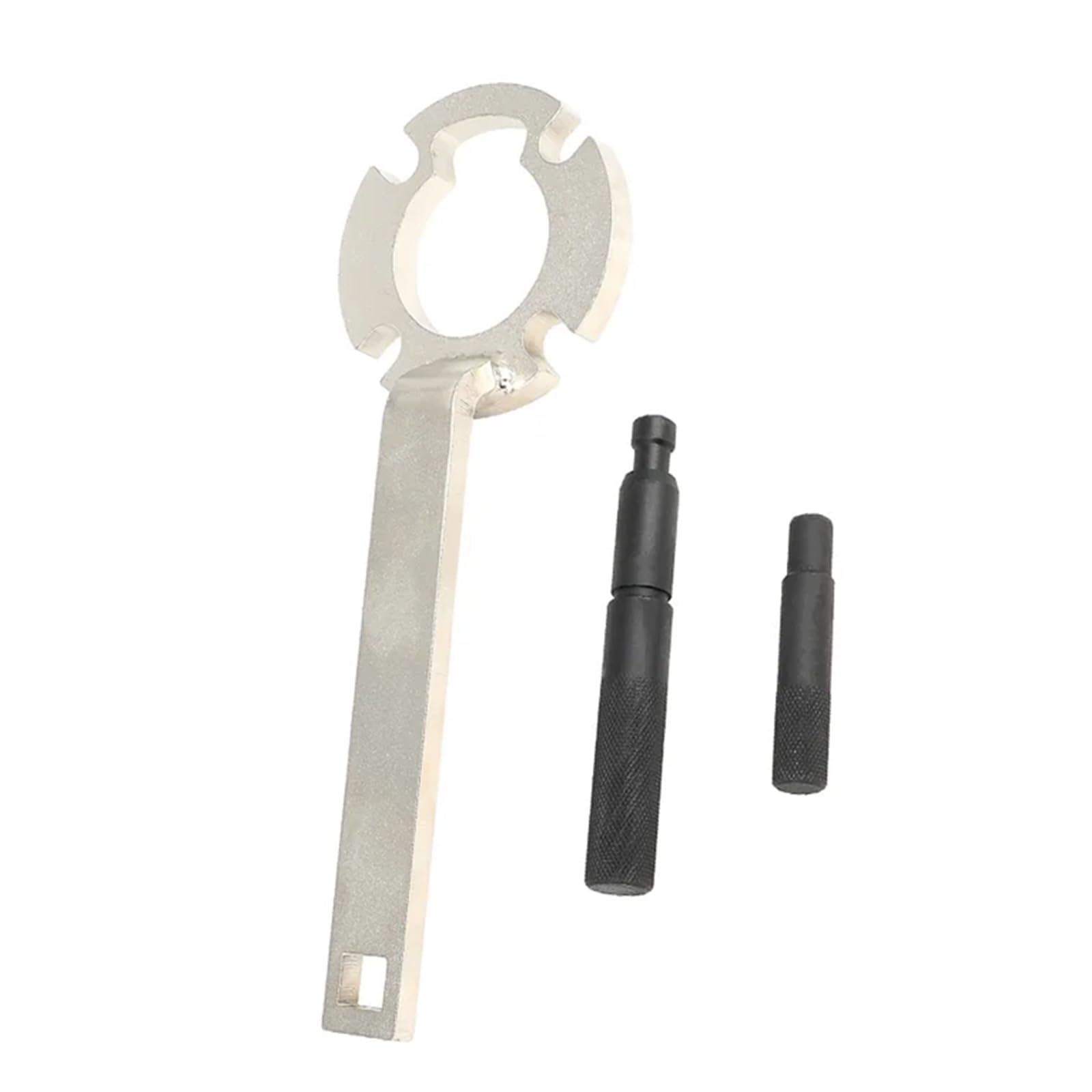 Robusts - Herramienta de extracción de poleas de cigüeñal, herramienta de correa dentada del motor, soporte de metal fuerte para llave de propietario C70 S40