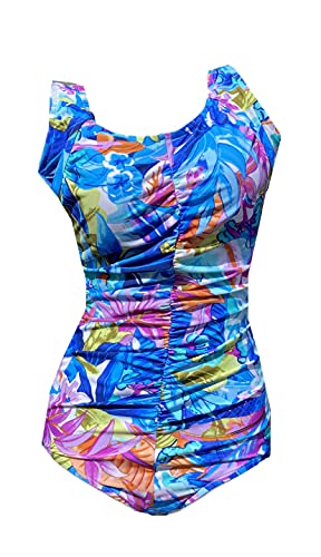 BIMEI Women's One-Piece Pocketed Mastectomy Swimsuit Bathing Suits 886