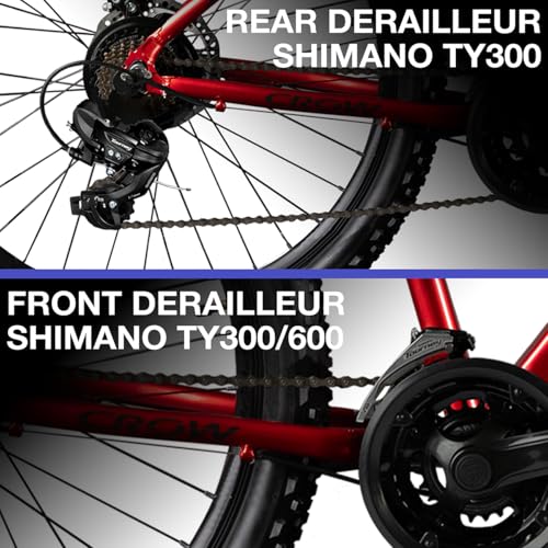 Image of CROW Rogue LITE 29 T Bicycle for Men Adult | 21 Speed Cycle with Disc Brake | 21 Gear Shimano Gear | Bicycle for Boys 12 to 15 Years | Gear Cycles for Boys | Cycle for Adults | Suspension Fork