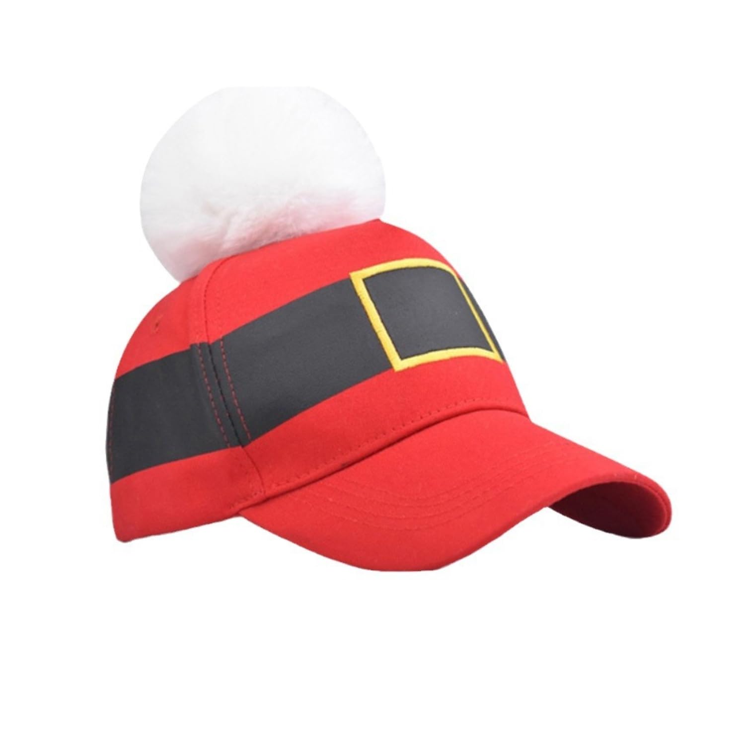 HIXNUG Merry Christmas Baseball Cap Santa Baseball Cap Unisex Funny Xmas Hats for Running Workouts Men Women Red