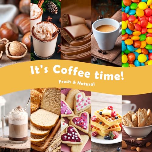 Image of Fragrance Oil for Candle & Soap Making, Holamay Coffee Shop Set, Premium Aromatherapy Essential Oils for Diffusers for Home - Espresso, Cafe Mocha, Chocolate, Almond Biscotti and More, 10 x 5ml
