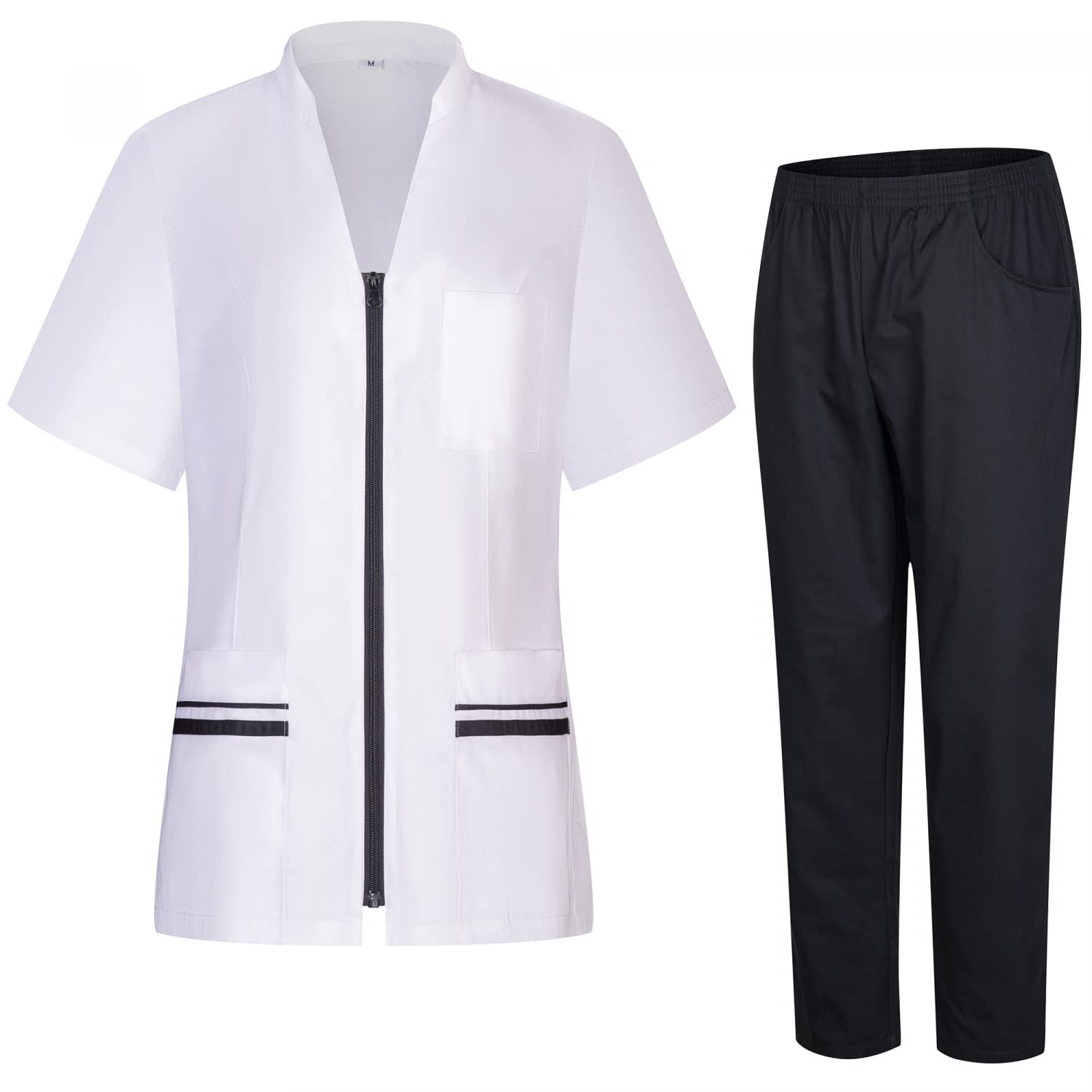MISEMIYA - Einheitliches Unisex-Peeling-Set – Medizinische Uniform mit Oberteil und Hose – 712-8312