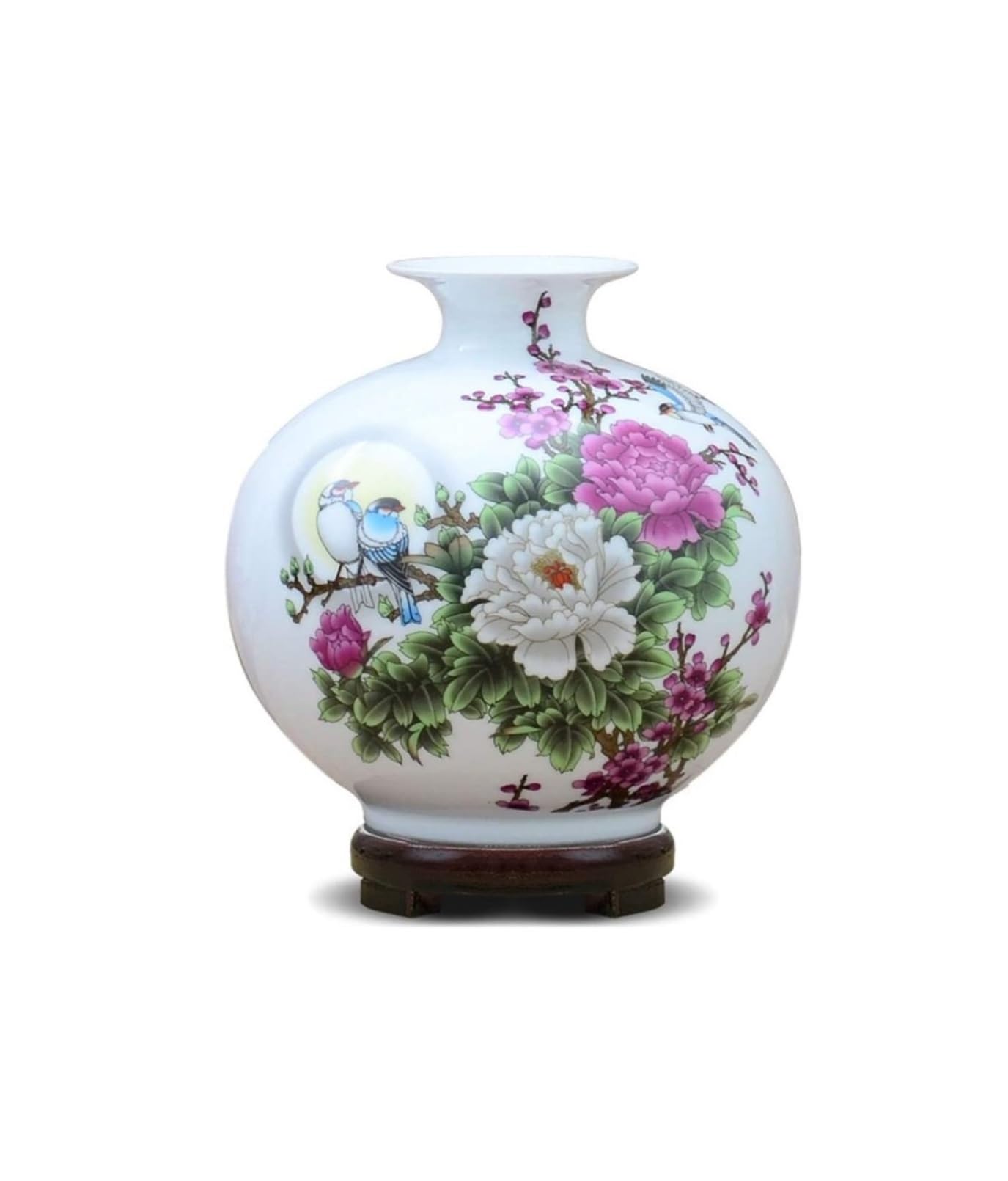 Vasen Vase Keramik handgefertigt modern schlicht Pfirsichblüte für Trockenblumen Dekoration Kunst Zuhause Haushalt Wohnzimmer Blumen