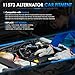 HAYIAUTO 11573 Car Alternators Fit for Honda Odyssey Alternator 2011-2013, Pilot 2012-2015, Ridgeline 2012-2014 V6 3.5L Automotive Replacement Alternators 104210-1240, 9764219-124, 31100-RV0-A01