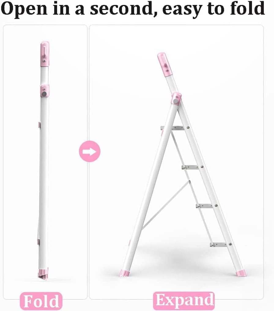 Step Ladder 6 Step Ladders A-frame Thick Aluminum Alloy Ladder Folding Ladder Multifunction Home Step Ladders Folding Ladder Telescopic Ladder