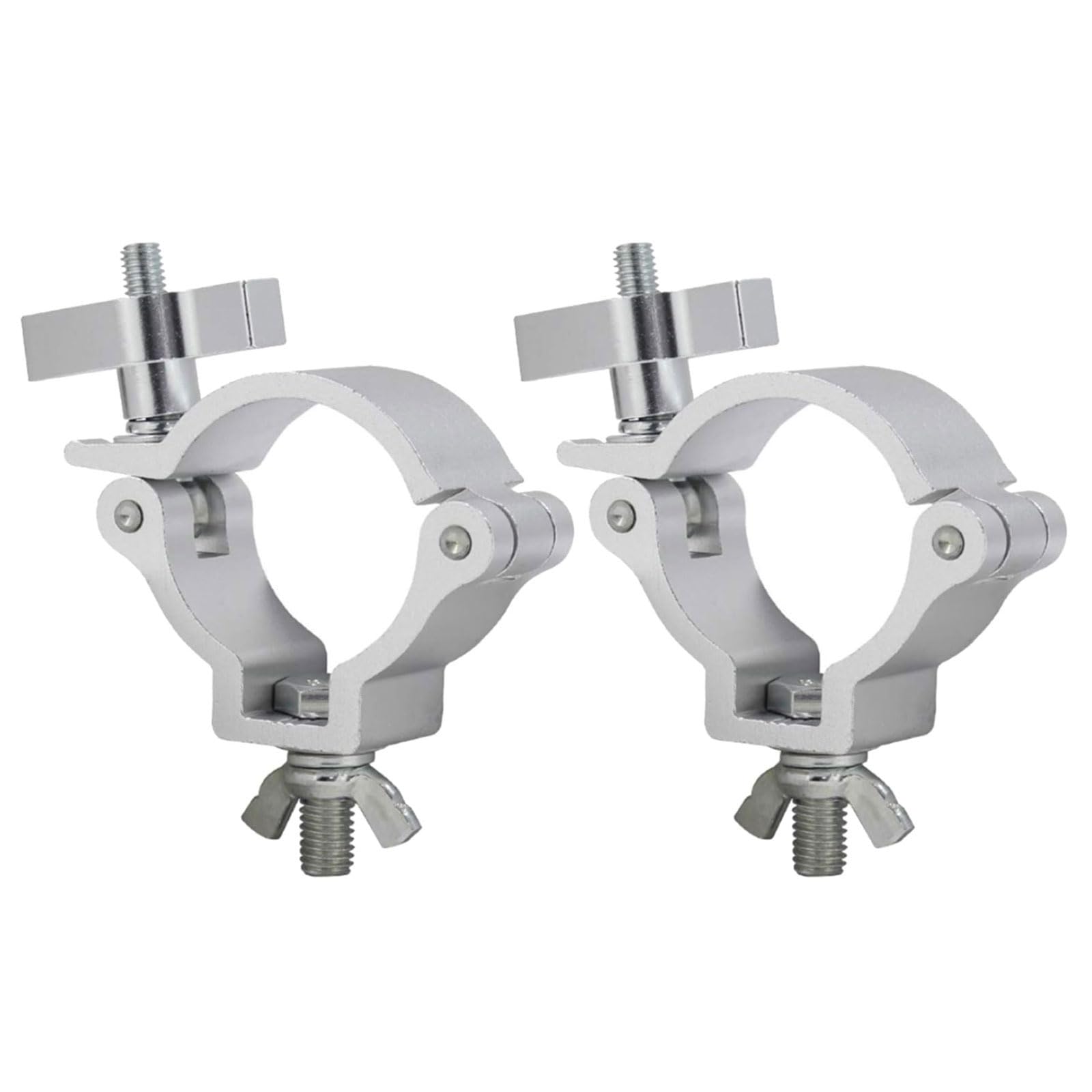 Kalttoy I Aluminum Magnesiums Alloys Stage Light Hook Clamps For 32-35Mm Pipe Quickly Single Latches Nstallation High Load Aluminum Alloys Pipe Clamps