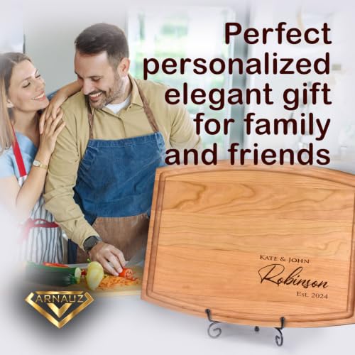 Tabla de cortar de madera personalizada grabada miniatura 2