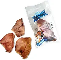 Petisco para Cães GDDOGS Orelha Suína Natural 1 pç Snack para Cachorro