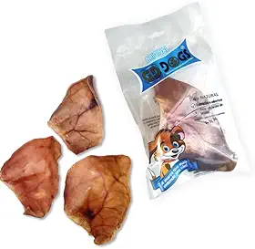 Petisco para Cães GDDOGS Orelha Suína Natural 1 pç Snack para Cachorro