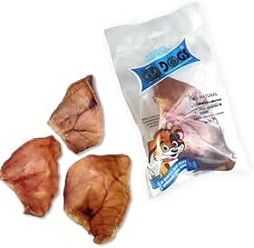 Petisco para Cães GDDOGS Orelha Suína Natural 1 pç Snack para Cachorro
