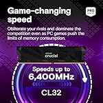 Crucial Pro DDR5 RAM 32GB Kit (2x16GB), 6400MHz CL32, Overclocking Desktop Gaming Memory, Intel XMP 3.0 & AMD Expo Compatible, Black - CP2K16G64C32U5B - Image 2