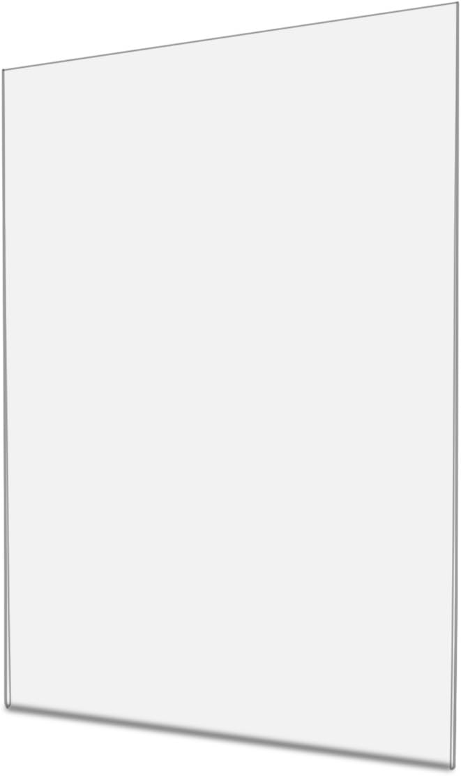 Marketing Holders 20 Pack Wall Sign Holder 11 x 14 Clear Acrylic with Double Sided Tape Plastic Sleeve For Retail Stores and Shopping Centers