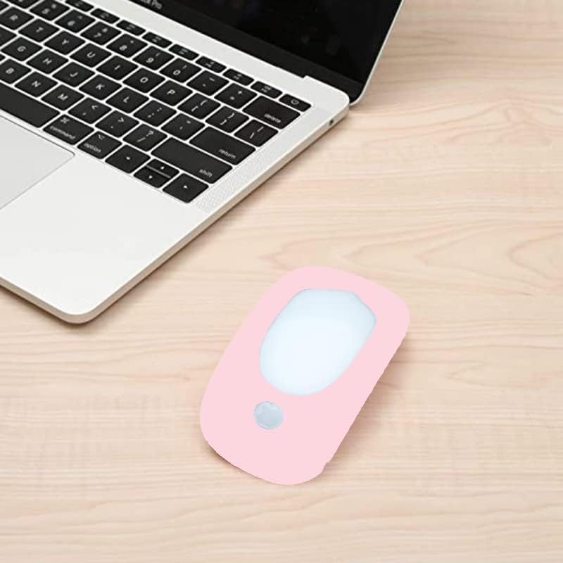 Image of RAYA Silicone Case Cover for Apple Magic Mouse 1 /2, Shockproof & Scratchproof, Light Pink