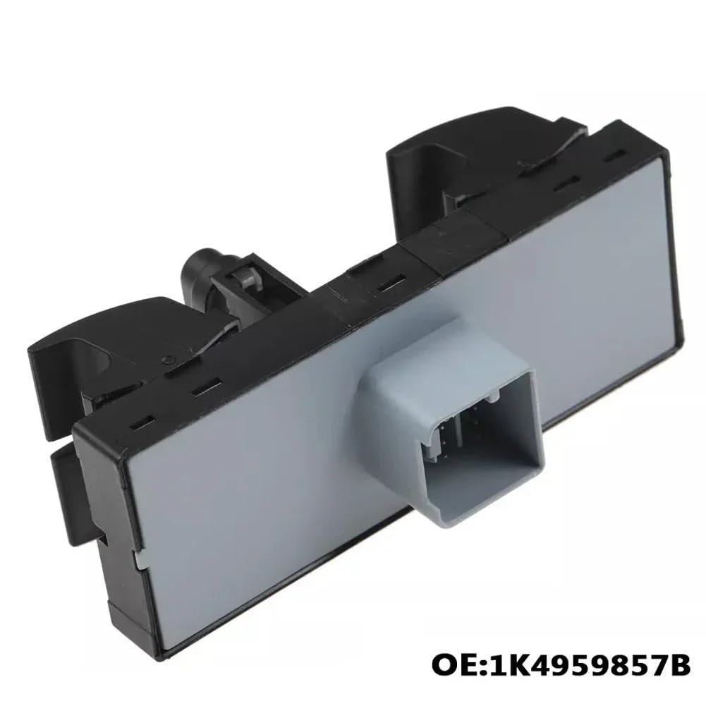 Levantador de vidrio de energía eléctrica Interruptor for ventana eléctrica 1K4959857B, actualización Interior del coche, Control práctico, Material de alta calidad, Control preciso Interruptor de con