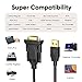 CableCreation USB to RS232 Adapter with PL2303 Chip (3-Pack), 3 Feet Gold Plated DB9 Male Serial Converter Cable for Windows 11,10, 8.1, 8,7, Linux, macOS, Black