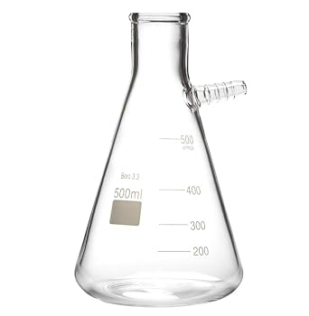 Glass Filtering Flask with Upper Tubulation 500ml, Single