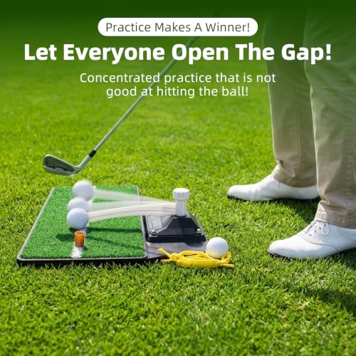 Golf Swing Training Mat Indoor Practice Mat for All Clubs Home Use - Image 3