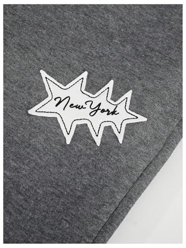 SHENHE Men's Y2k Star Graphic Drawstring Sweatpants Elastic Waist Straight Leg Track Pants4