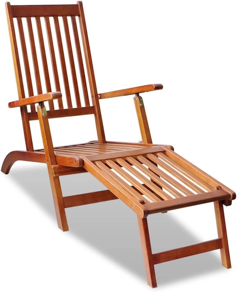 Plant Theatre Reclining Hardwood Steamer Chair Fully Assembled