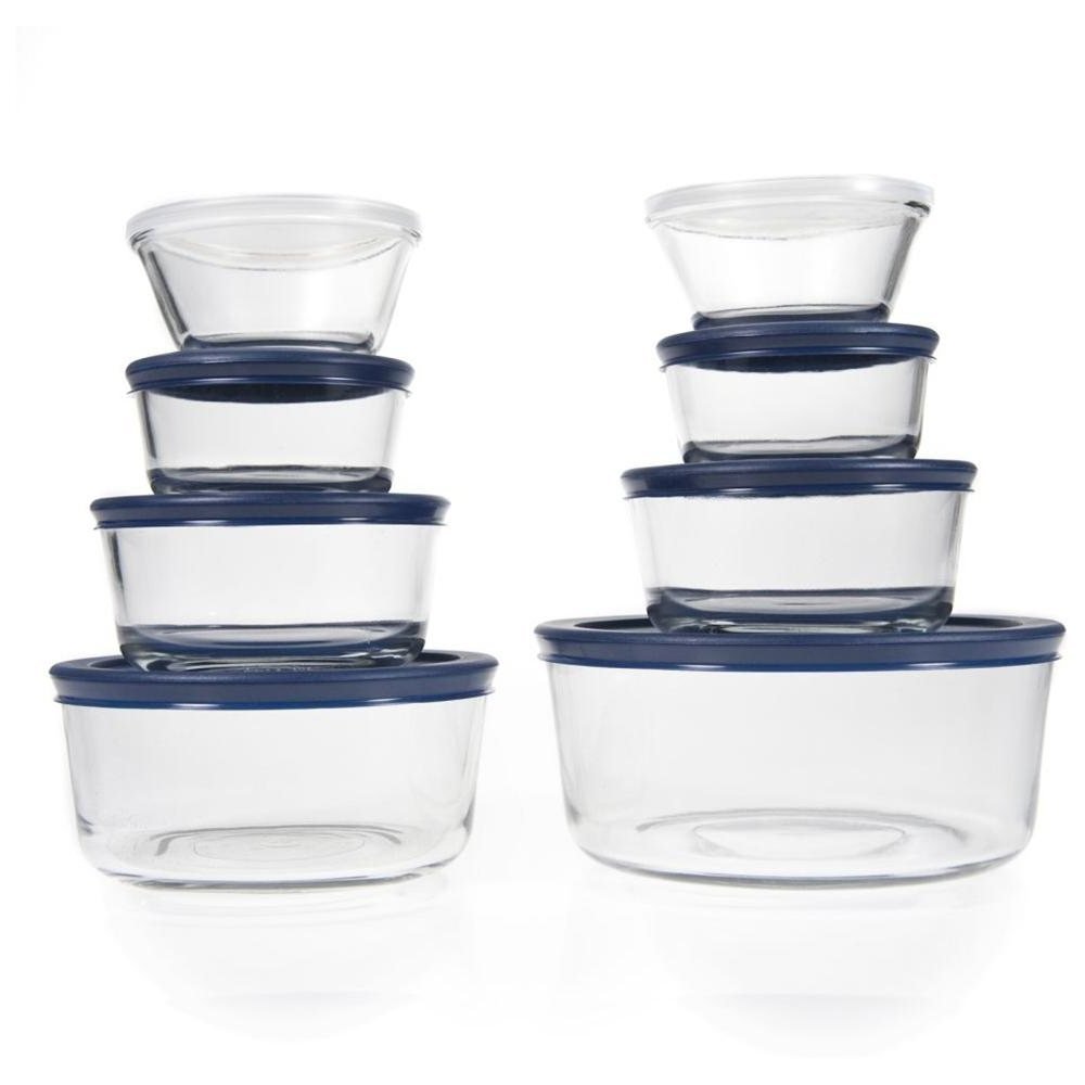 Anchor Hocking Glass 16 Piece Storage Container Set