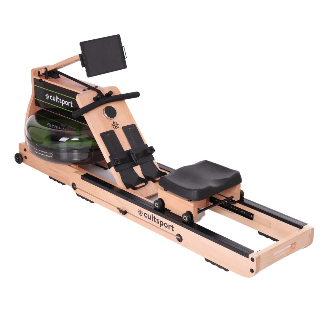 Cult.Sport smartROW X1 Water Rowing Machine with I16Level Resistance I Max Weight 150Kg for Full Body Workout at Home