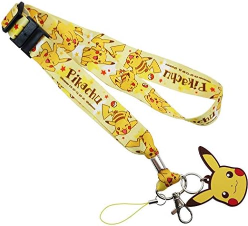 Amazon Co Jp ポケットモンスター ネックストラップ ピカチュウ ラバーマスコット 付き 幅広 長さ90cm 家電 カメラ