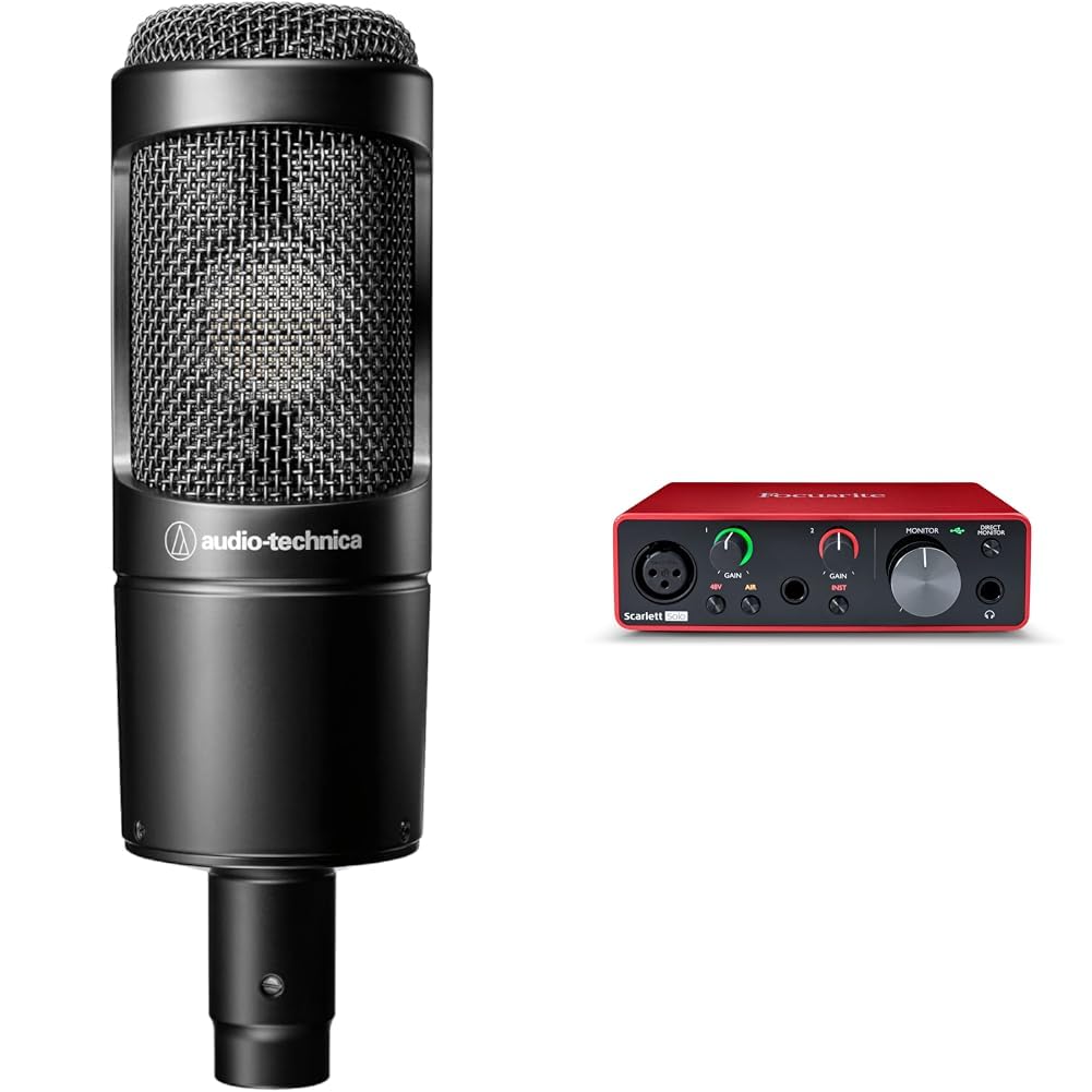 Audio-Technica AT2035 Kondensatormikrofon mit Nieren 